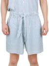 Poplin Striped Pajama Short Pants - TEKLA - BALAAN 1