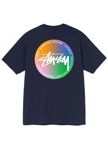 Dot mix tshirt navy 1904707 - STUSSY - BALAAN 1