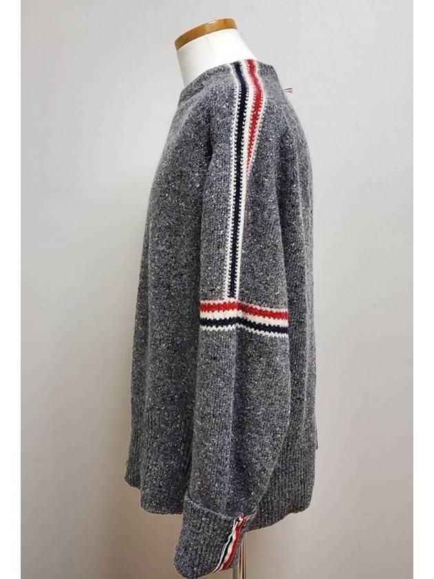 Intrasia striped mohair knit 4 - THOM BROWNE - BALAAN 3