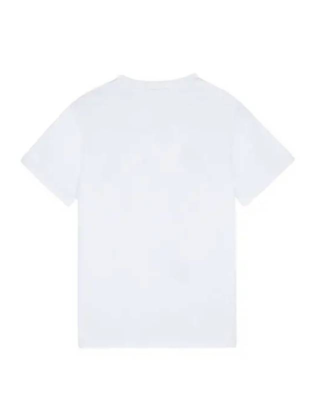 Heavy Jersey Relaxed Logo Short Sleeve T-Shirt White - GANNI - BALAAN 3