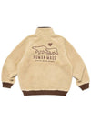 Boa fleece beige jacket HM26JK035 - HUMAN MADE - BALAAN 2