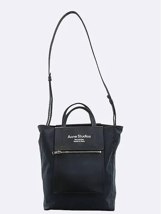 Acne FN UX BAGS000047 Black Studio Baker Out Medium Tote Bag Shoulder Strap 2WAY - ACNE STUDIOS - BALAAN 4