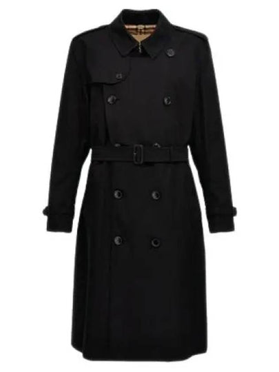 Heritage Kensington Trench Coat Black - BURBERRY - BALAAN 2