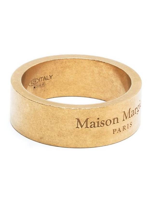 Engraved Logo Ring Gold - MAISON MARGIELA - BALAAN 1