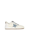 Ballstar Leather Low Top Sneakers Smoke Blue White - GOLDEN GOOSE - BALAAN 2