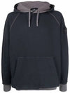 Shadow Project Wappen Patch Hoodie Charcoal - STONE ISLAND - BALAAN 2