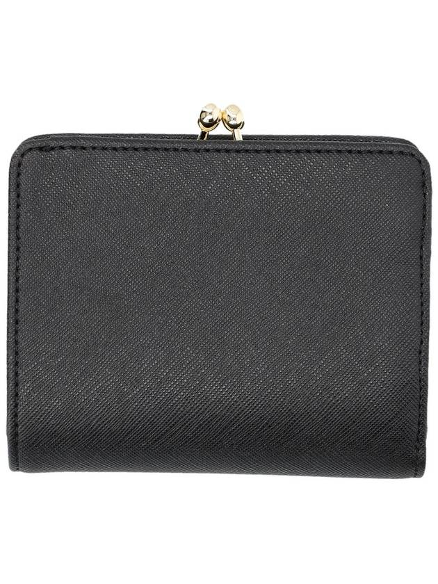 Frame Vegan Biogreen Pocket Half Wallet Black - VIVIENNE WESTWOOD - BALAAN 3