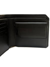 Metal Logo Leather Bifold Wallet Black - MONTBLANC - BALAAN.