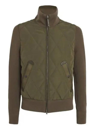 KZY009 YMW060F24 FG830 front down padded zip up jacket - TOM FORD - BALAAN 1