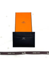 Citizen Twill Card Wallet Black - HERMES - BALAAN 7