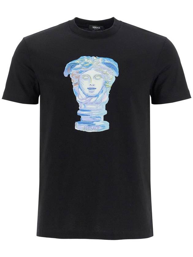 "medusa gallery embroidered t-shirt - VERSACE - BALAAN 1