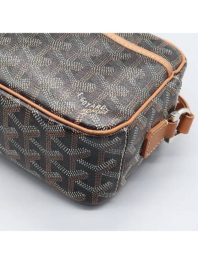 Black Tan PVC Carper PM Cross Bag - GOYARD - BALAAN 4