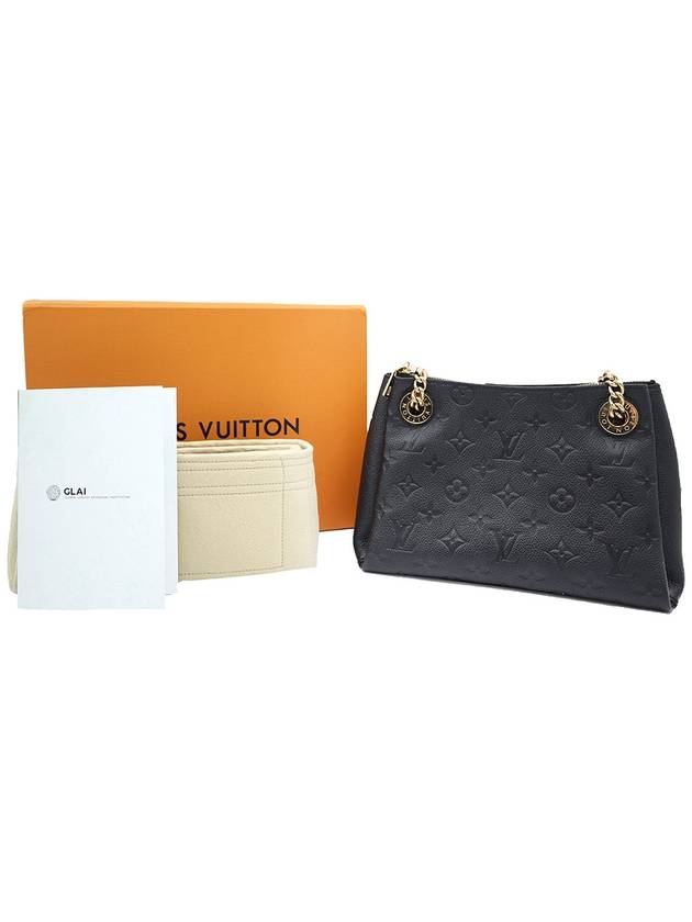 Women s Louis Vuitton M43748 Black Monogram Empreinte Surerenne BB Chain Cross Bag gt Gangbuk used luxury goods - LOUIS VUITTON - BALAAN 3