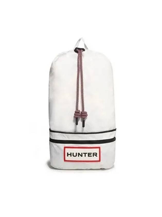 UNISEX Travel Ripstop Backpack White Red Box Logo UBB1519NRSWRL - HUNTER - BALAAN 1