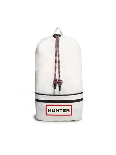 Travel Ripstop Backpack White Red Box Logo - HUNTER - BALAAN 2