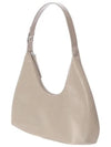 Amber Gloss Leather Hobo Shoulder Bag Beige - BY FAR - BALAAN 2