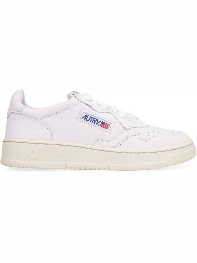 Medalist Goatskin Low Top Sneakers White - AUTRY - BALAAN 3