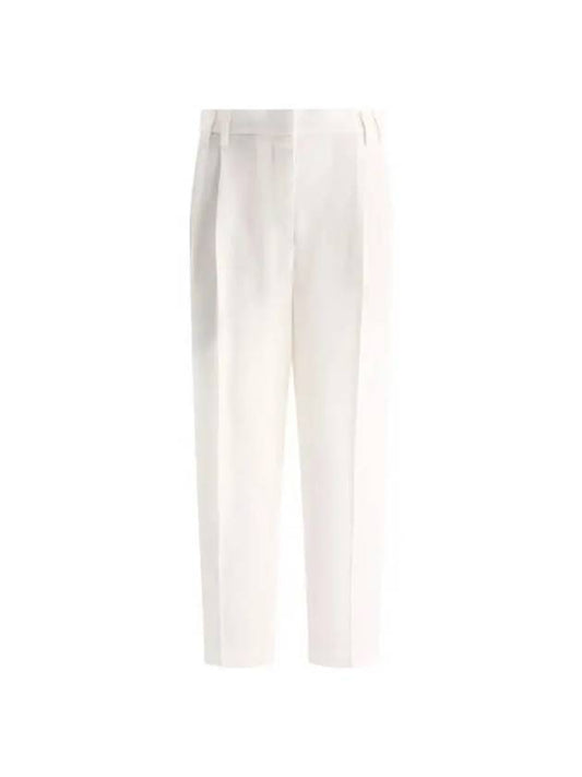 Straight Pants MH126P8292 C600 NATURALE - BRUNELLO CUCINELLI - BALAAN 2