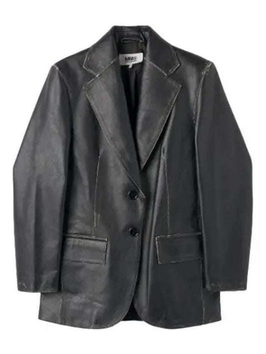 MM6 leather jacket black rider - MAISON MARGIELA - BALAAN 1