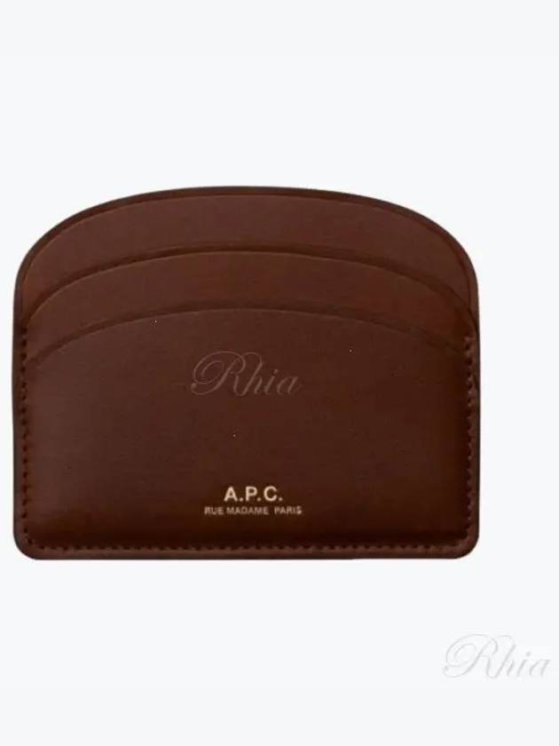 Demi Lune Card Wallet Brown - A.P.C. - BALAAN 2