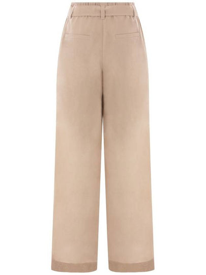 Brunello Cucinelli Trousers Beige - BRUNELLO CUCINELLI - BALAAN 2