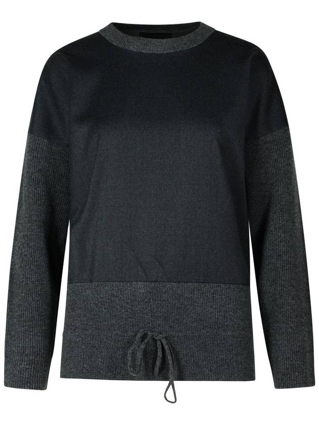 Fabiana Filippi Grey Wool Blend Sweater - FABIANA FILIPPI - BALAAN 1