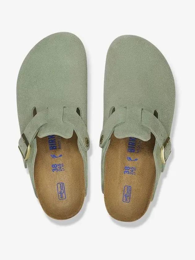 Boston Soft Footbed Mule Green - BIRKENSTOCK - BALAAN 5