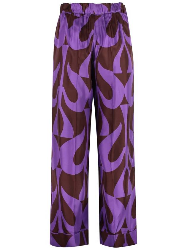 P.A.R.O.S.H. Printed Silk Pants - P.A.R.O.S.H. - BALAAN 2