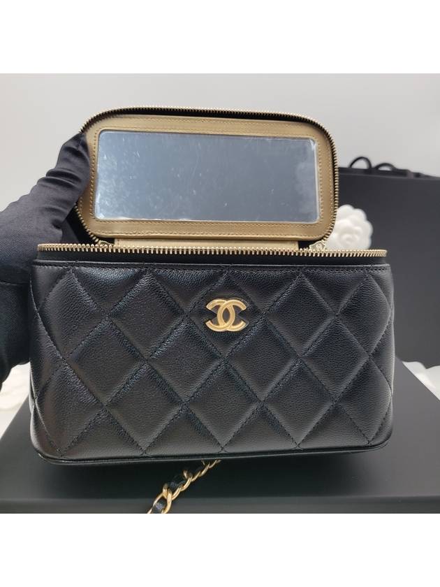 Rectangular Vanity Gold Ball Black Lambskin ap2303 b18602 94305 - CHANEL - BALAAN 3