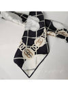 Camellia Square Silk Scarf Black - CHANEL - BALAAN 8