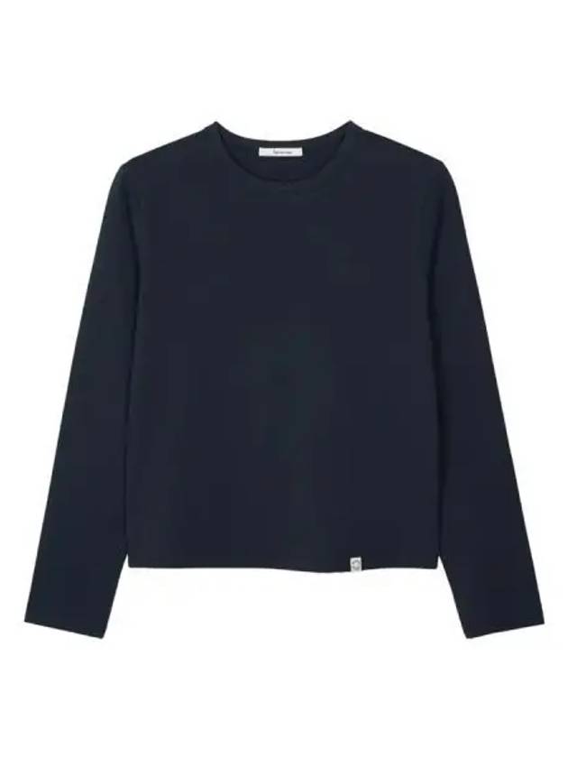 Basic long sleeve t shirt navy - BENSIMON - BALAAN 1