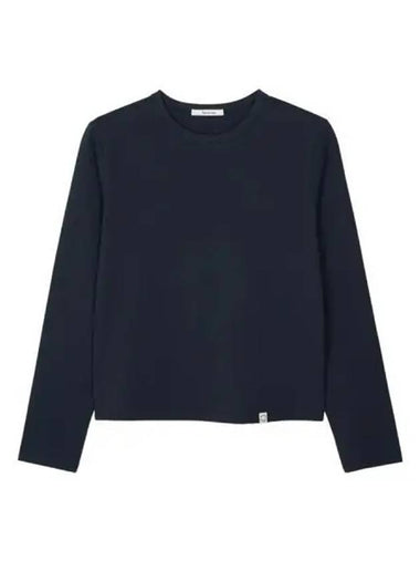 Basic long sleeve t shirt navy - BENSIMON - BALAAN 1