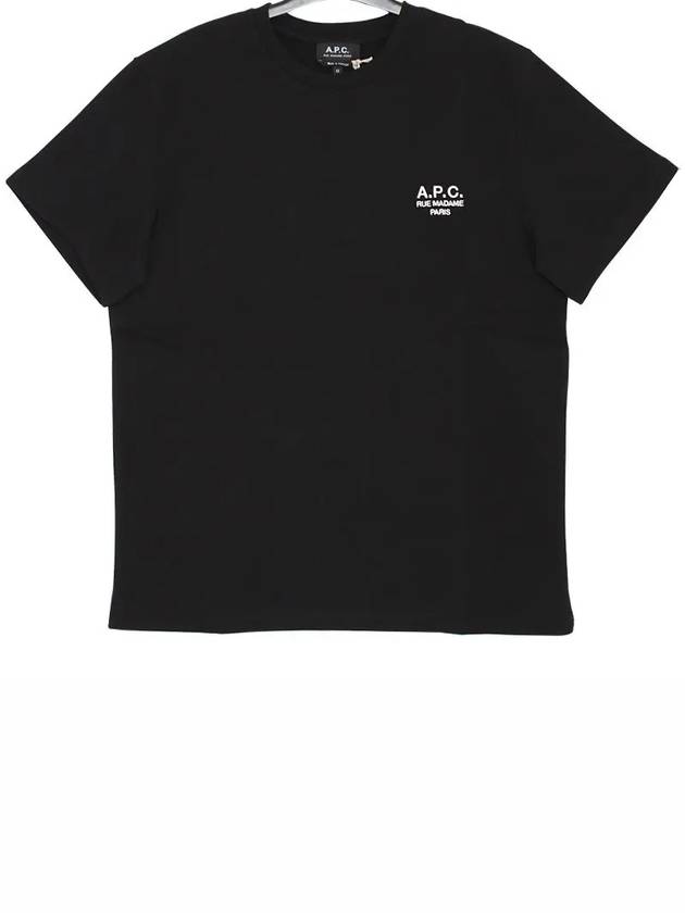 Raymond Short Sleeve T-shirt Black - A.P.C. - BALAAN 4