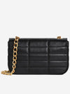 Monochrome Matelasse Chain Shoulder Bag Black - CELINE - BALAAN 4