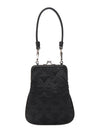 ORB Chain Satin Cross Bag Black - VIVIENNE WESTWOOD - BALAAN 5