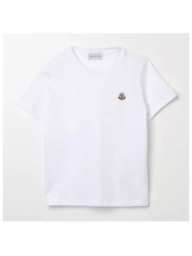 Kids Felt Logo T Shirt 8C0001883907 001 - MONCLER - BALAAN 1