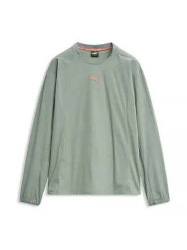 Active Woven Stretch Long Sleeve T-Shirt Green - PUMA - BALAAN 1