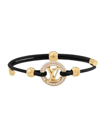 Louise By Night Bracelet Gold Black - LOUIS VUITTON - BALAAN 1