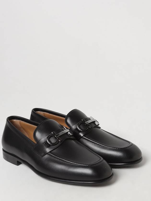 Men's Penny Calfskin Loafers Black - SALVATORE FERRAGAMO - BALAAN 3