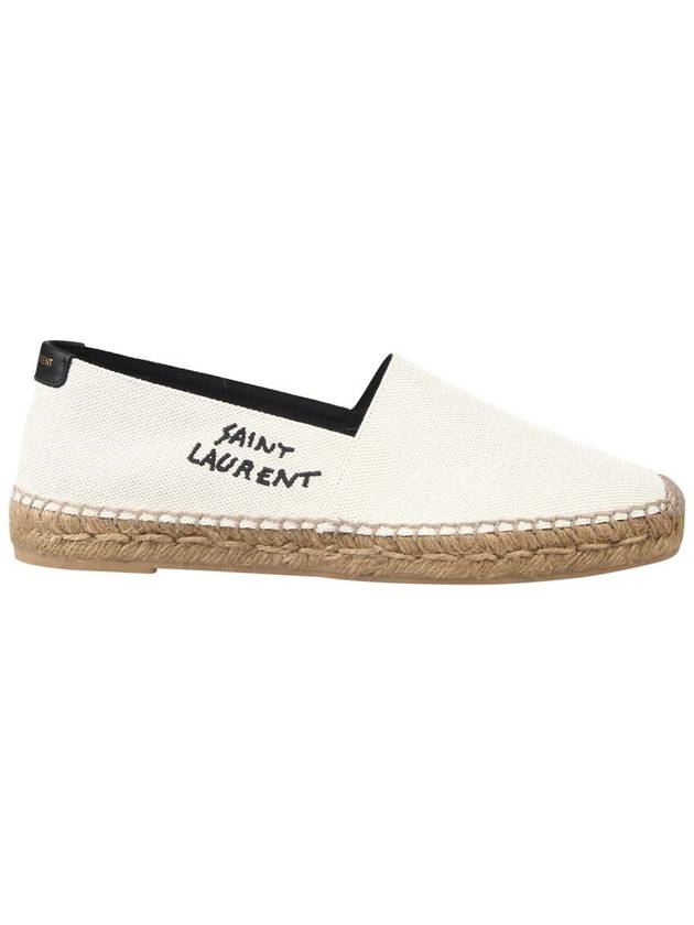 Logo Monogram Espadrilles Beige - SAINT LAURENT - BALAAN 2