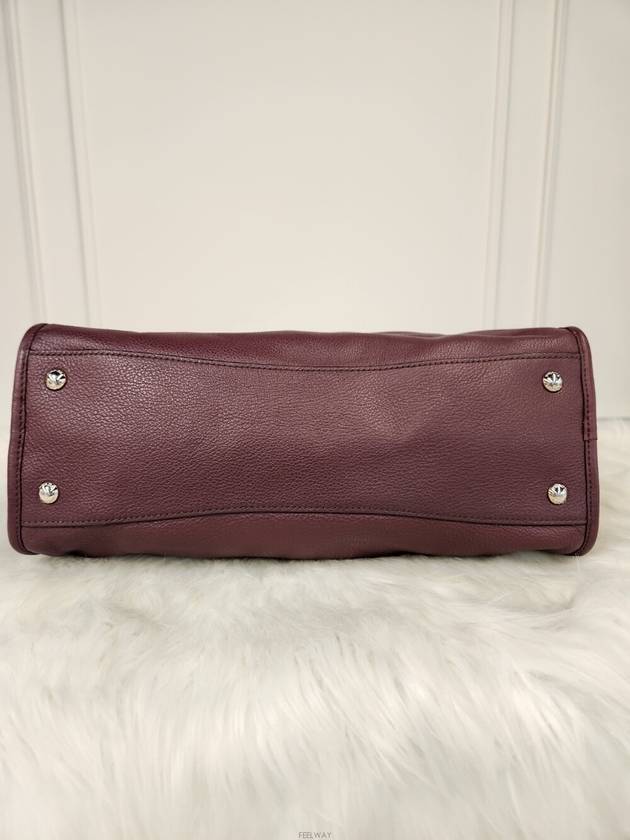 Daol Sangin Store Vitello Dino Motor Bag Burgundy BL0805 Condition A - PRADA - BALAAN 5