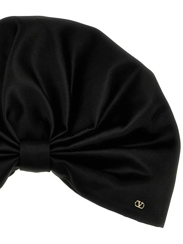 Valentino Garavani Valentino Garavani 'Vlogo' Silk Turban - VALENTINO - BALAAN 3