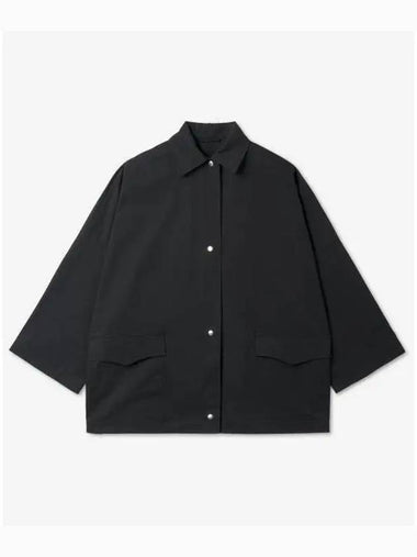 Overshirt Jacket Black 2321035256200 - TOTEME - BALAAN 1