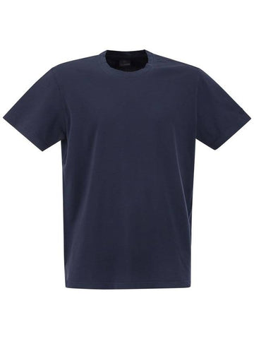 Garment dyed cotton jersey T-shirt - PAUL & SHARK - BALAAN 1