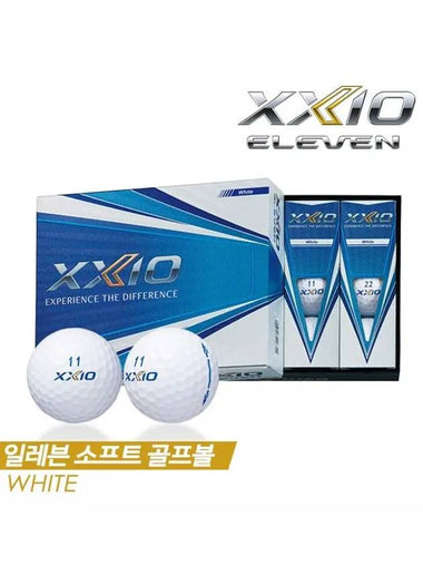 Dunlop Korea 11 ELEVEN Eleven soft golf ball 1 COLORS 3 pieces 12 tablets - XXIO - BALAAN 1