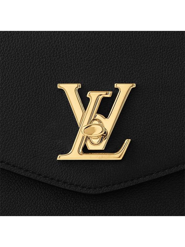 Oxford Lockme Leather Shoulder Bag Black - LOUIS VUITTON - BALAAN 7