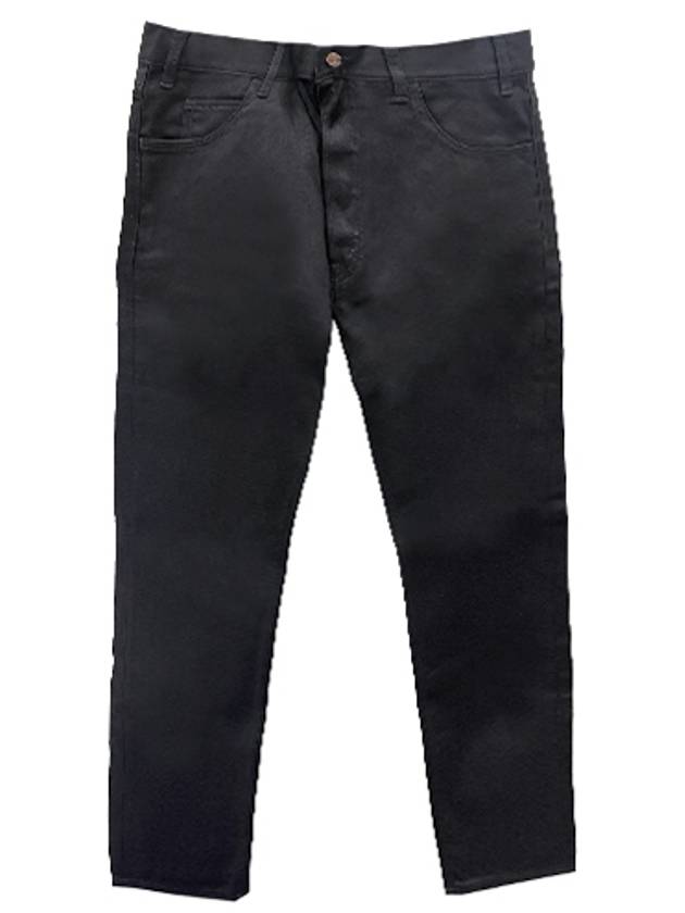 Demin Straight Pants Vintage Pure Black - CELINE - BALAAN 2