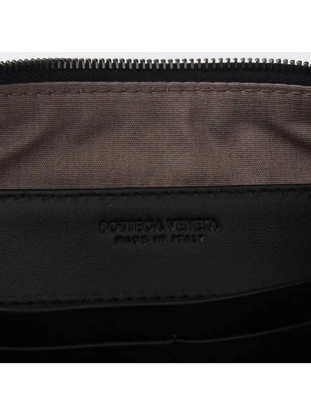 Intrecciato Clutch Bag Black - BOTTEGA VENETA - BALAAN 6