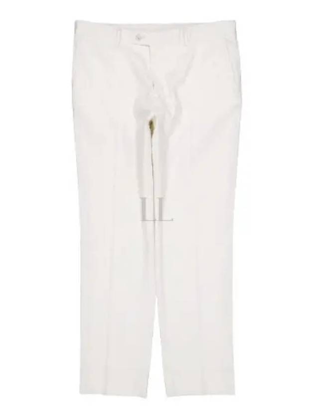 Lois Linen Stretch Straight Pants Cloud White - J.LINDEBERG - BALAAN 2