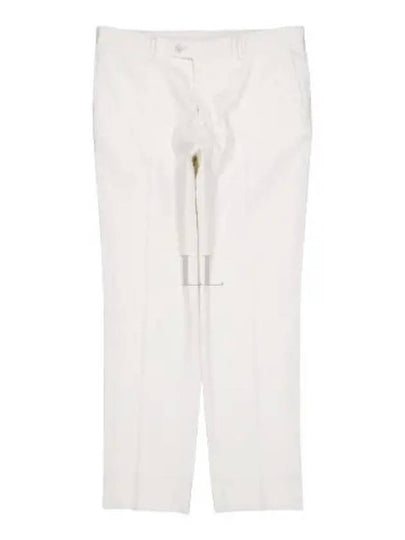 Lois Linen Stretch Straight Pants Cloud White - J.LINDEBERG - BALAAN 2